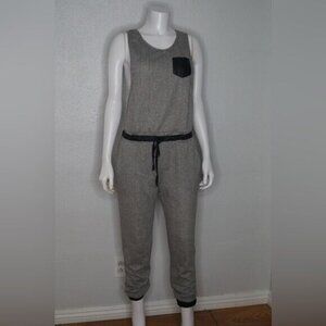 Kessley Gray & Black Jumpsuit with Enlarged Armholes Size S/M